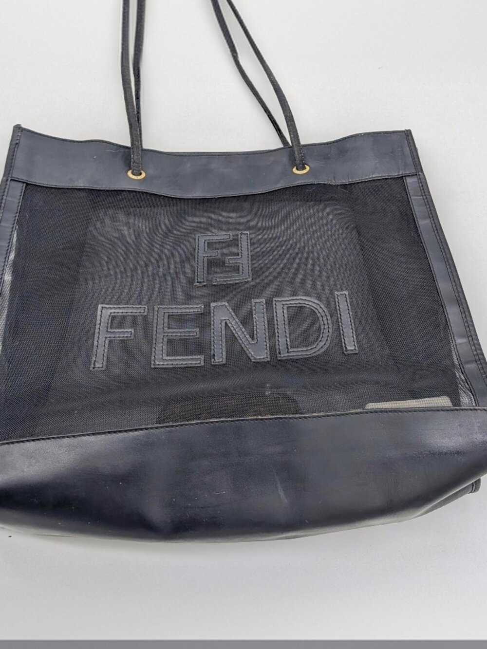 Fendi Zucca Mesh Tote